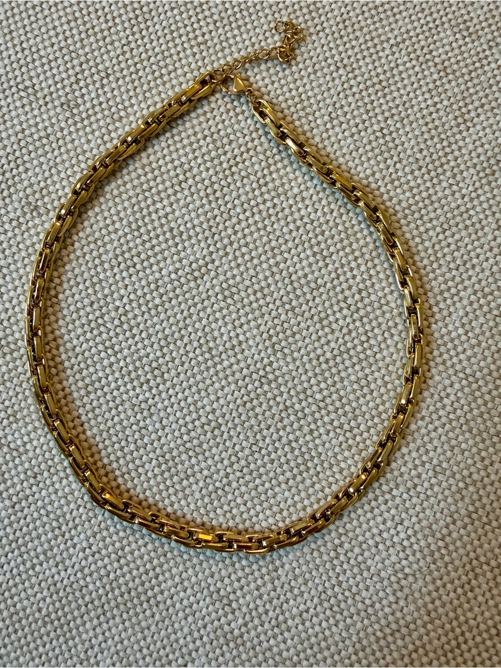 Gold Link Chain Necklace - Women's Fashion Jewelry